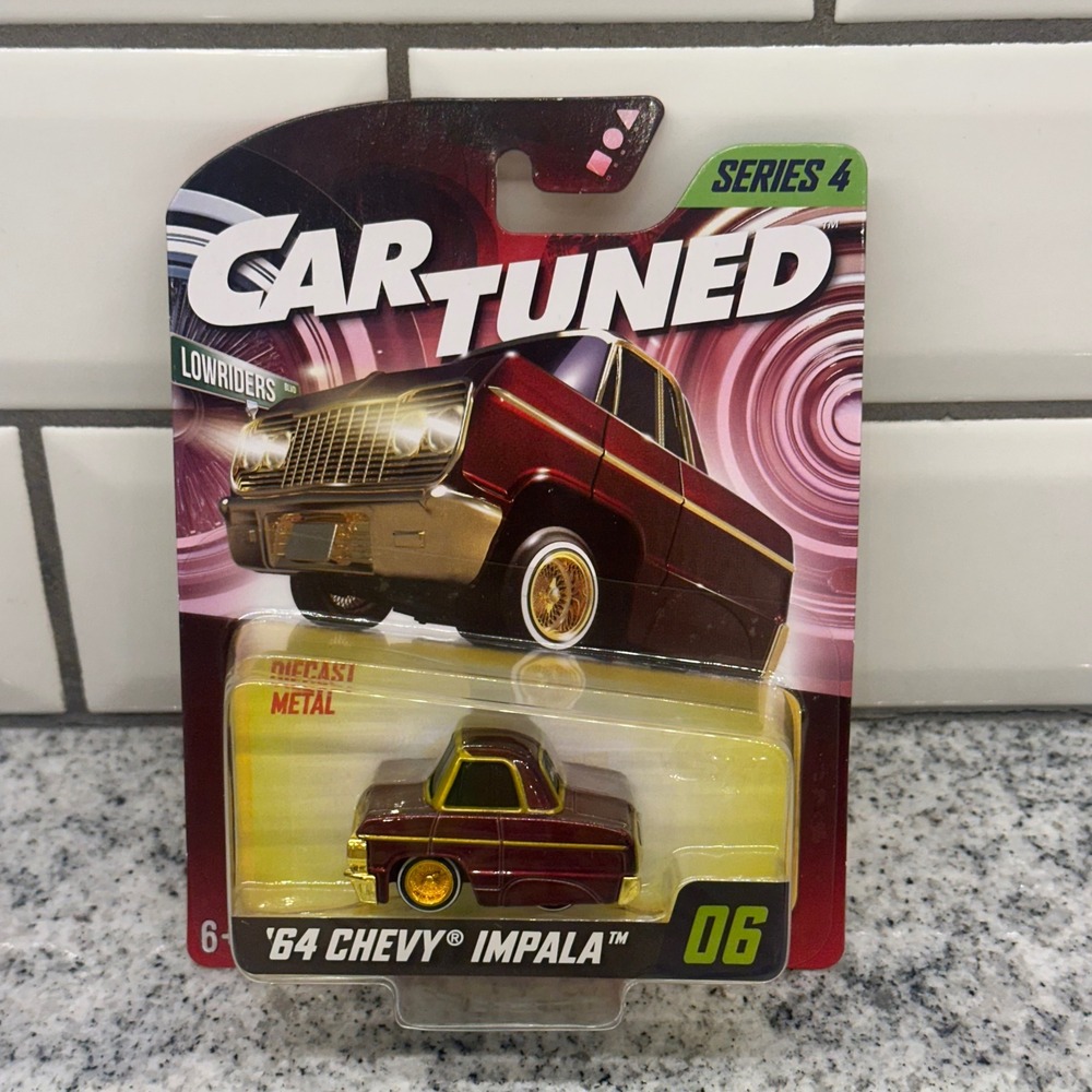 Car Tuned Lowriders 64 Chevy Impala Diecast Metal‎ Toy Car Series 4